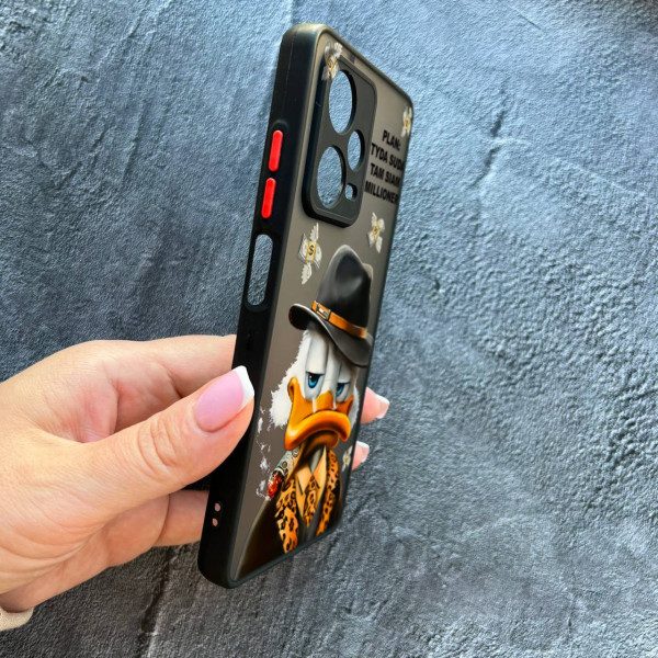 Чохол для Xiaomi Redmi Note 12 Pro 5G з захистом камери з Дональдом Даком