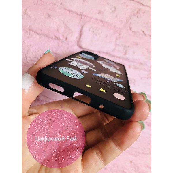 Чехол для Samsung Galaxy M23 5G с защитой камеры с космонавтами