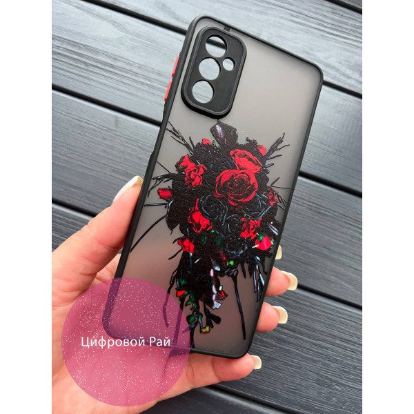 Чохол для Samsung Galaxy M23 5G з захистом камери з квітами букетом троянд