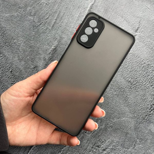 Чехол для Samsung Galaxy M23 5G с защитой камеры матовый пластик без дизайна