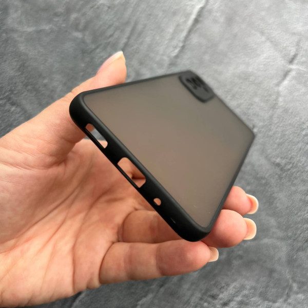 Чехол для Samsung Galaxy M23 5G с защитой камеры матовый пластик без дизайна