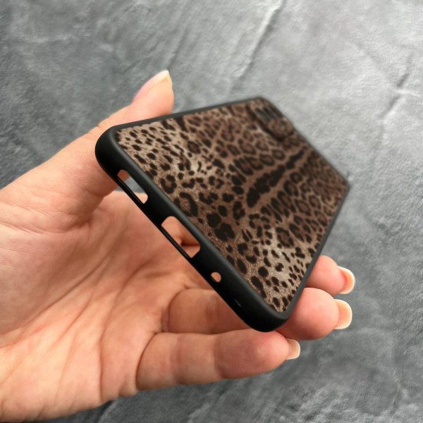 Чехол для Samsung Galaxy M23 5G с защитой камеры с классическим леопардом