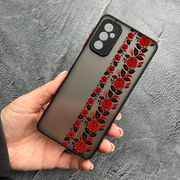 Чехол для Samsung Galaxy M23 5G с защитой камеры с вышиванкой Донеччина