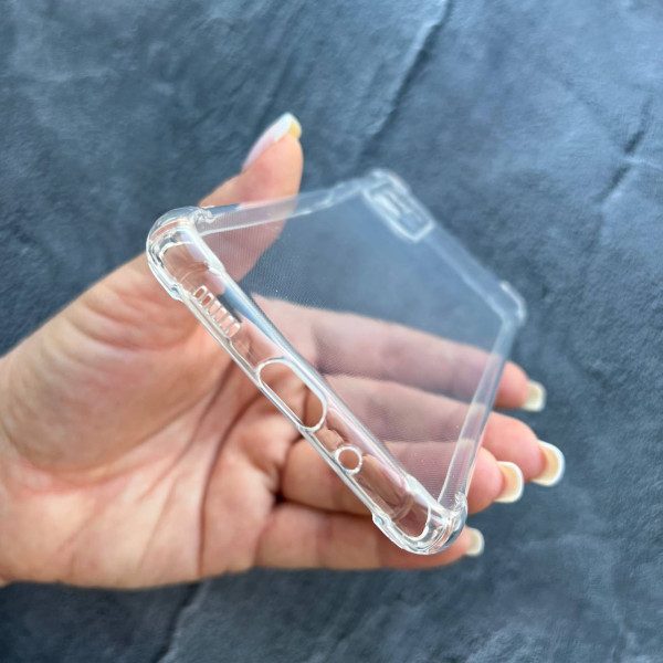 Чехол для Samsung Galaxy M23 5G с защитой камеры противоударный прозрачный силиконовый чехол без дизайна