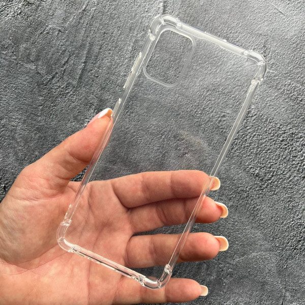Чехол для Samsung Galaxy A51 противоударный прозрачный силиконовый чехол