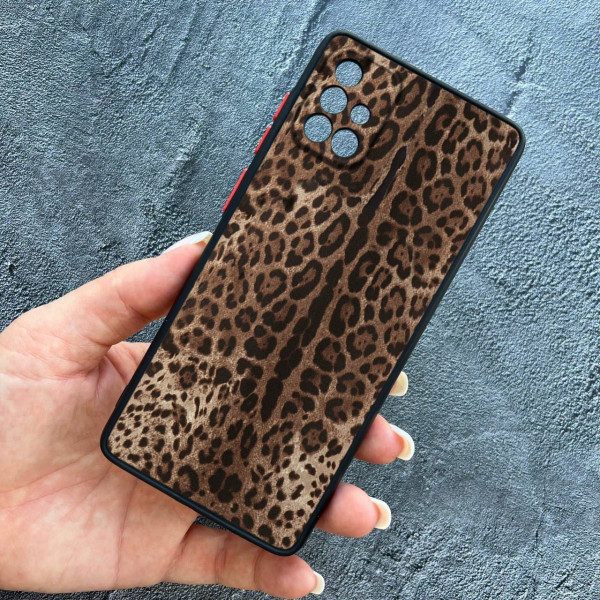 Чохол для Samsung Galaxy A51 з захистом камери з леопардом класичним