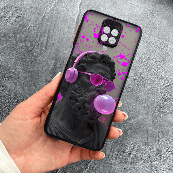 Чехол для Xiaomi Redmi Note 9s / Note 9 Pro / Note 9 Pro Max с защитой камеры с греческой скульптурой Давид