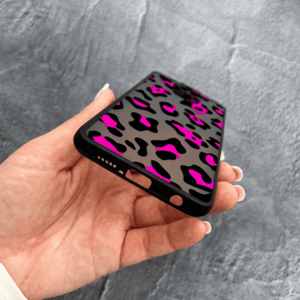 Чехол для Xiaomi Redmi Note 9s / Note 9 Pro / Note 9 Pro Max с защитой камеры с леопардом розовым
