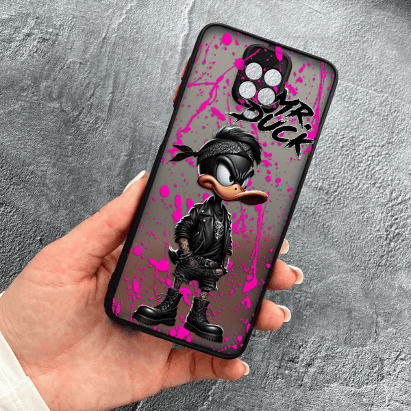 Чехол для Xiaomi Redmi Note 9s / Note 9 Pro / Note 9 Pro Max с защитой камеры с Мистер Даком