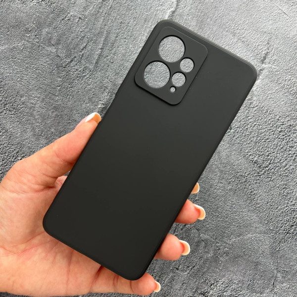 Чохол для Xiaomi Redmi Note 12 4G з захистом камери софт-тач чорний чохол