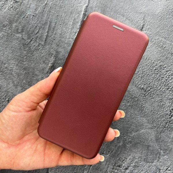 Чехол-книга для Xiaomi Redmi Note 13 Pro Plus бордовый