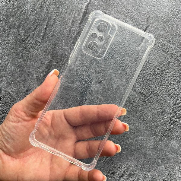 Чохол для Xiaomi Redmi Note 10 Pro з захистом камери протиударний прозорий силіконовий чохол