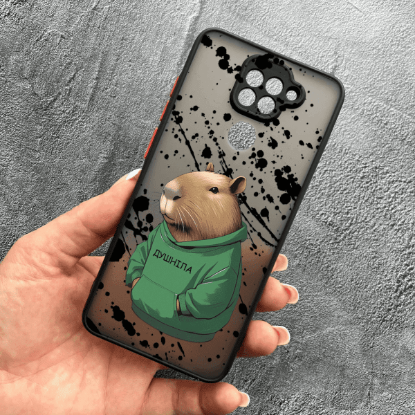 Чохол для Xiaomi Redmi Note 9 / Redmi 10X з захистом камери з капібарою