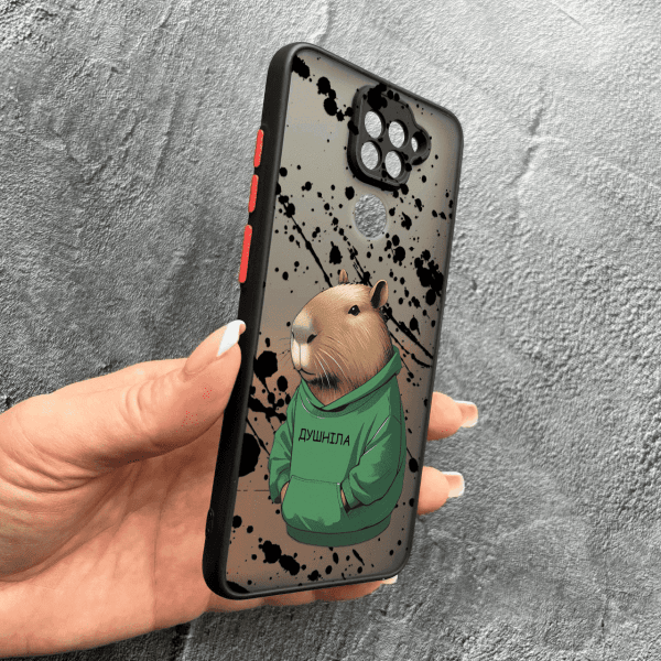 Чохол для Xiaomi Redmi Note 9 / Redmi 10X з захистом камери з капібарою