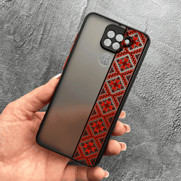 Чохол для Xiaomi Redmi Note 9 / Redmi 10X з захистом камери з вишиванкою Київщина
