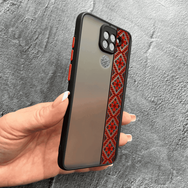 Чохол для Xiaomi Redmi Note 9 / Redmi 10X з захистом камери з вишиванкою Київщина