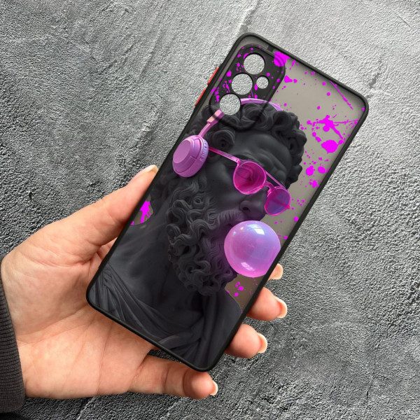 Чехол для Samsung Galaxy M13 с защитой камеры с греческой скульптурой Давид
