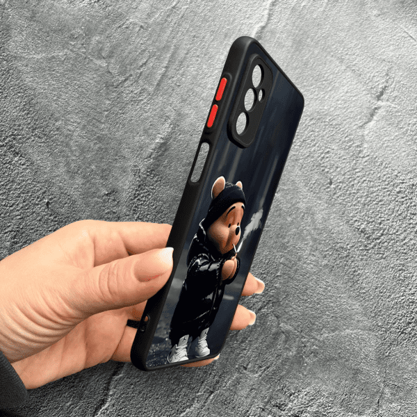 Чохол для Samsung Galaxy M13 з захистом камери з ведмедиком Вінні