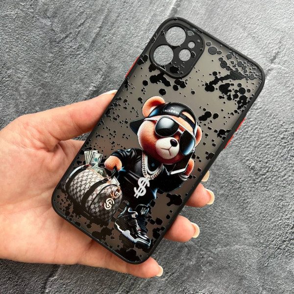 Чохол для iPhone 12 mini з захистом камери з ведмедиком Тедді