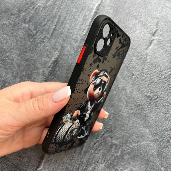 Чохол для iPhone 12 з захистом камери з ведмедиком Тедді