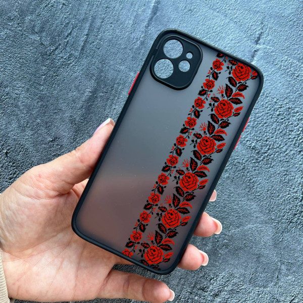 Чохол для iPhone 12 з захистом камери з вишиванкою Донеччина