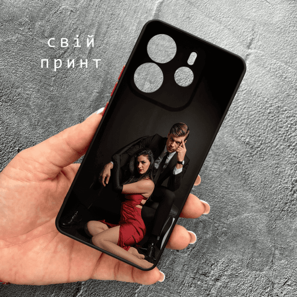 Чохол для Xiaomi Redmi Note 14 4G з захистом камери зі своїм принтом