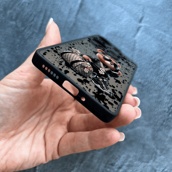 Чeхол для Xiaomi Redmi Note 13 Pro 4G / Poco M6 Pro 4G / Xiaomi Redmi Note 14S с защитой камеры с мишкой Тедди