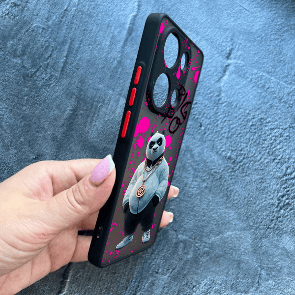 Чохол для Xiaomi Redmi Note 13 Pro 4G / Poco M6 Pro 4G / Xiaomi Redmi Note 14S з захистом камери з панадою Кунг-Фу Big Po