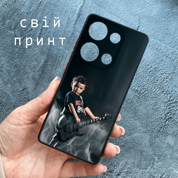 Чохол для Xiaomi Redmi Note 13 Pro 4G / Poco M6 Pro 4G / Xiaomi Redmi Note 14S з захистом камери зі своїм принтом