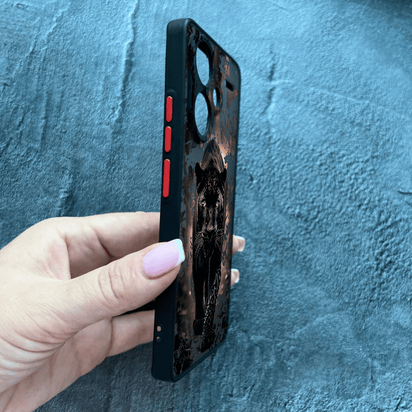 Чохол для Xiaomi Redmi Note 13 Pro Plus з захистом камери чорна пантера
