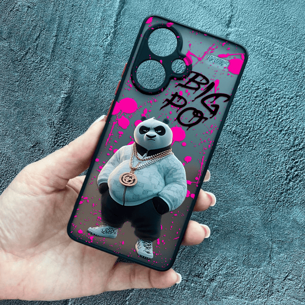 Чохол для Xiaomi Redmi Note 13 Pro Plus з захистом камери з панадою Кунг-Фу Big Po