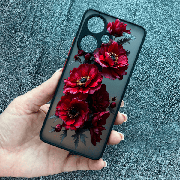 Чохол для Xiaomi Redmi Note 13 Pro Plus з захистом камери з квітами гербери
