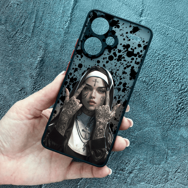 Чохол для Xiaomi Redmi Note 13 Pro Plus з захистом камери з дівчинкою монахинею