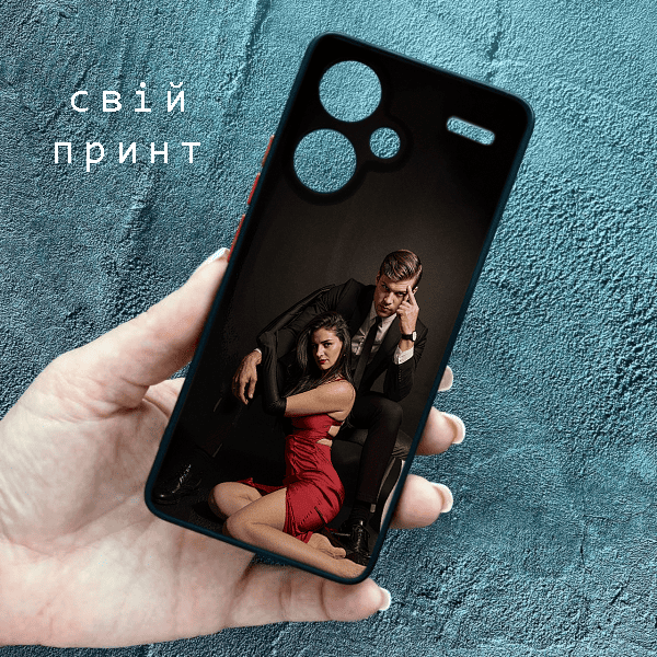 Чохол для Xiaomi Redmi Note 13 Pro Plus з захистом камери зі своїм принтом