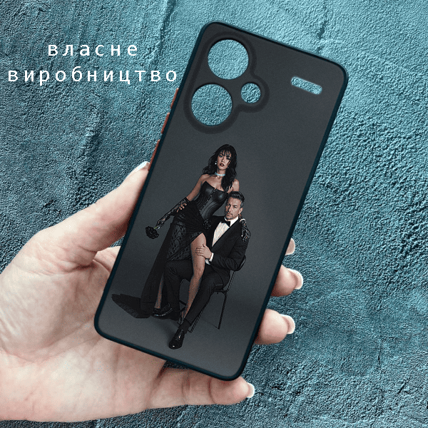 Чехол для Xiaomi Redmi Note 13 Pro Plus с защитой камеры со своим принтом