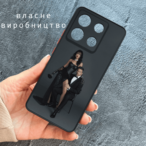 Чехол для Xiaomi Redmi Note 13 Pro 5G / Xiaomi Poco X6 5G с защитой камеры со своим принтом