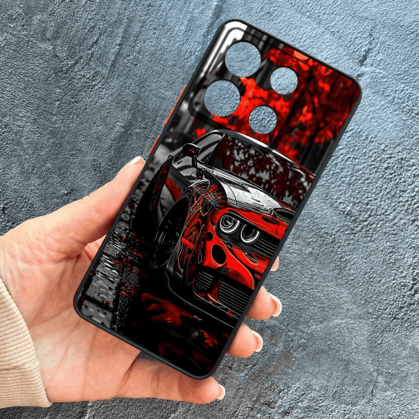 Чохол для Xiaomi Redmi Note 13 Pro 5G / Xiaomi Poco X6 5G з захистом камери з принтом машини