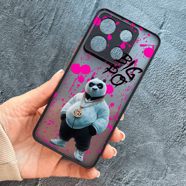 Чохол для Xiaomi Redmi Note 13 Pro 5G / Xiaomi Poco X6 5G з захистом камери з панадою Кунг-Фу Big Po