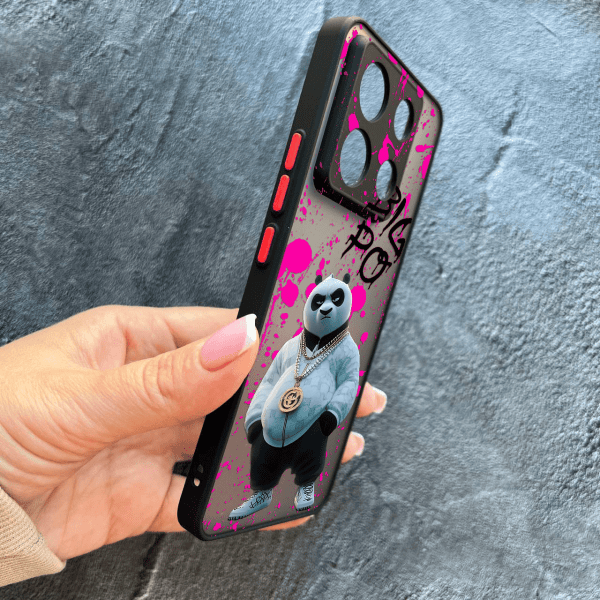 Чохол для Xiaomi Redmi Note 13 Pro 5G / Xiaomi Poco X6 5G з захистом камери з панадою Кунг-Фу Big Po