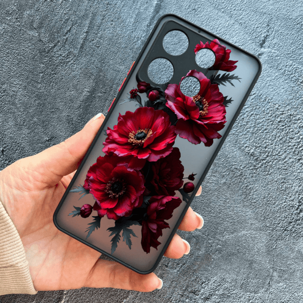 Чохол для Xiaomi Redmi Note 13 Pro 5G / Xiaomi Poco X6 5G з захистом камери з квітами гербери