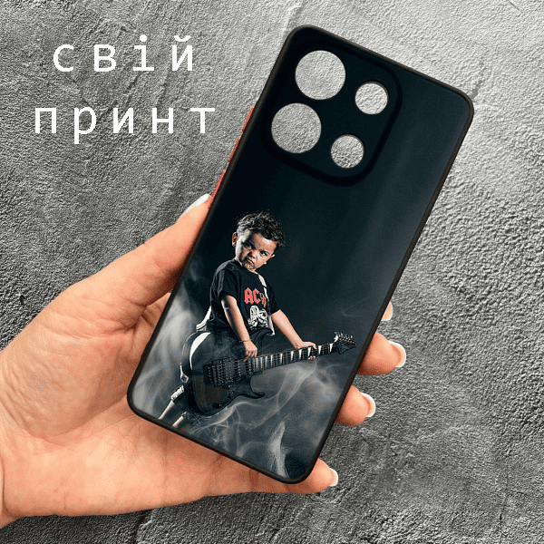 Чохол для Xiaomi Redmi Note 13 4G з захистом камери зі своїм принтом