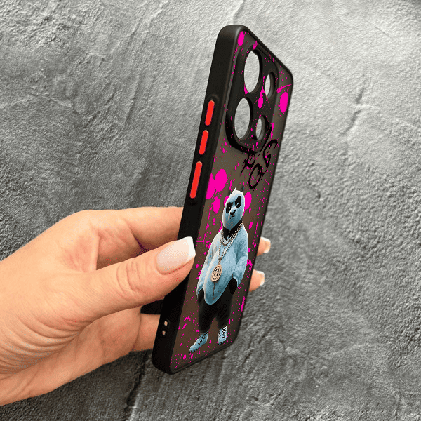Чохол для Xiaomi Redmi Note 13 4G з захистом камери з панадою Кунг-Фу Big Po