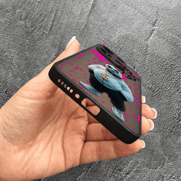 Чехол для Xiaomi Redmi Note 13 4G с защитой камеры с панадой Кунг-Фу Big Po