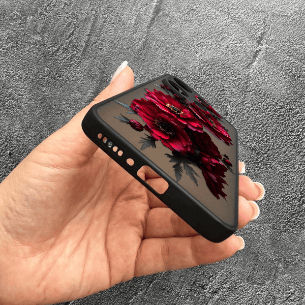Чехол для Xiaomi Redmi Note 13 4G с защитой камеры с цветами герберы