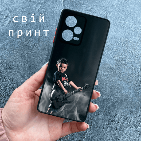 Чохол для Xiaomi Redmi Note 12 Pro 5G з захистом камери зі своїм принтом