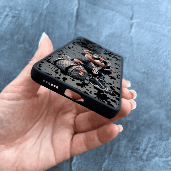 Чeхол для Xiaomi Redmi Note 12 Pro 5G с защитой камеры с мишкой Тедди