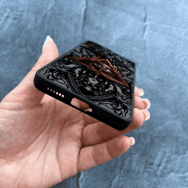 Чехол для Xiaomi Redmi Note 12 Pro Plus с защитой камеры с масонским глазом