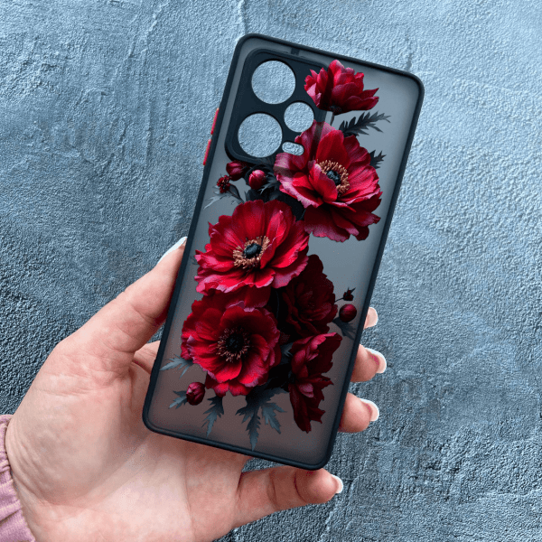 Чохол для Xiaomi Redmi Note 12 Pro Plus з захистом камери з квітами гербери