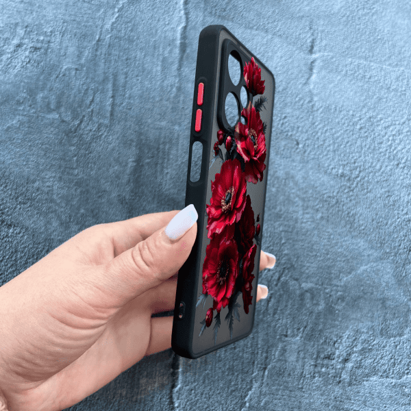Чохол для Xiaomi Redmi Note 12 Pro Plus з захистом камери з квітами гербери