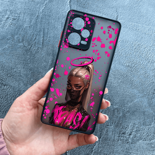 Чохол для Xiaomi Redmi Note 12 Pro Plus з захистом камери з дівчинкою бунтаркою